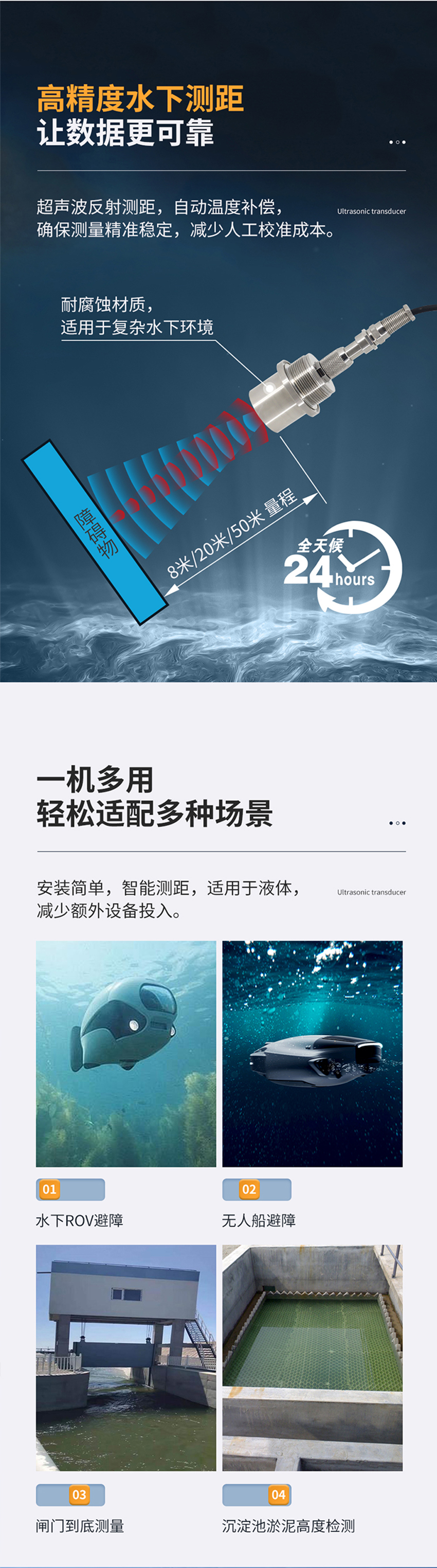 M36水下避障傳感器（plus款，304外殼，帶航空插頭）.716詳情頁(yè)_02.jpg